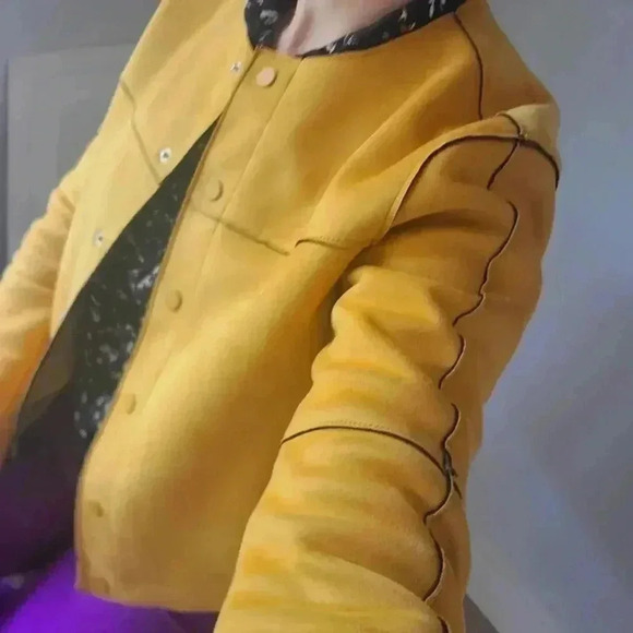 Zara yellow jacket size S - Picture 4 of 5